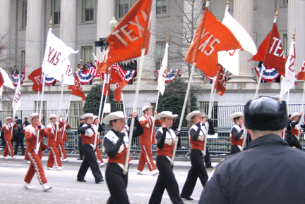 University of Texas Band flags